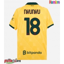 Camiseta AC Milan Christopher Nkunku #18 Tercera Equipación 2025-26 manga corta